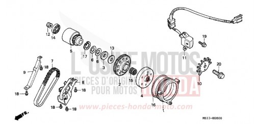 STARTING CLUTCH CB1000FS de 1995